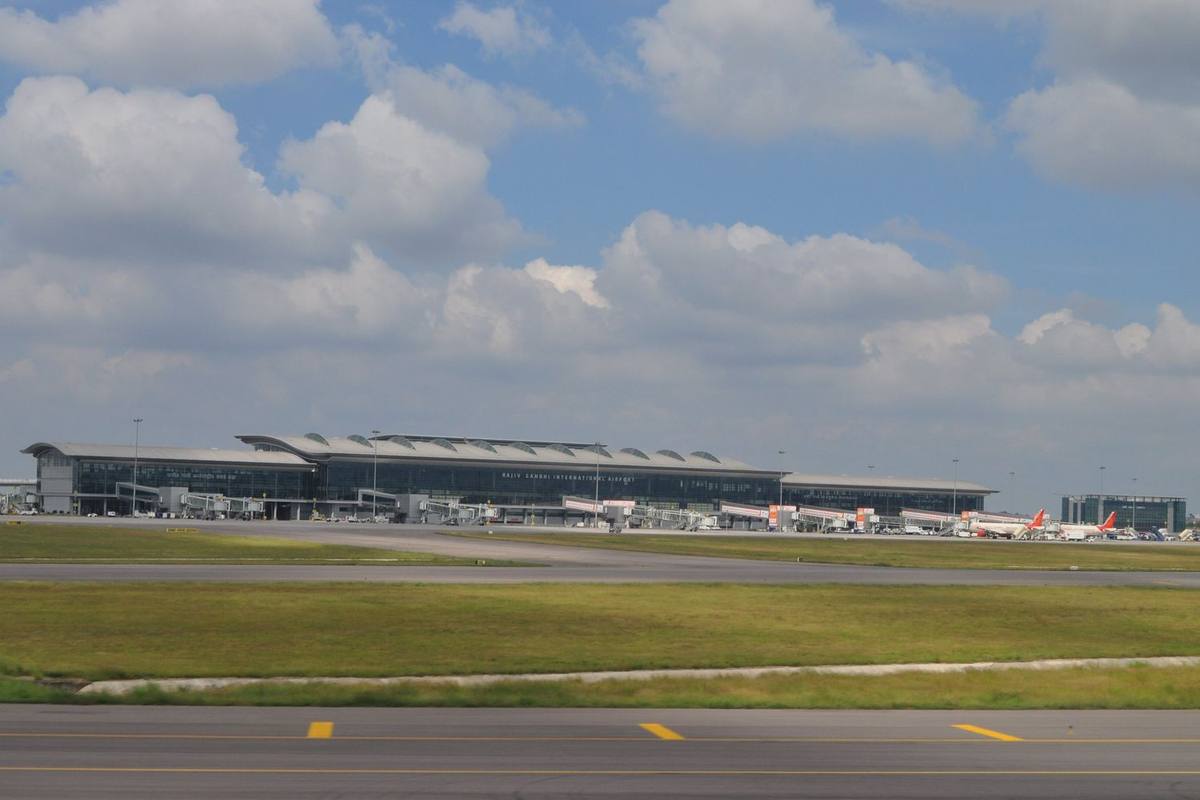 The terminal at Rajiv Gandhi International Airport